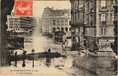 Inondations 1910 Paris Gare Saint-Lazare