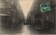 Inondations 1910 Paris Rue de Seine