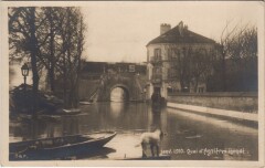 Inondations 1910 Paris Quai d'Asnieres
