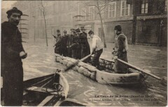 Inondations 1910 Paris General Armand