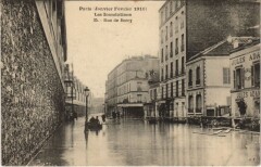 Inondations 1910 Paris Rue de Bercy