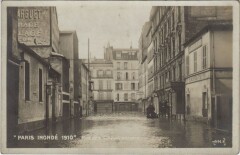 Inondations 1910 Paris Rue des Chaudronniers