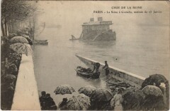 Inondations 1910 Paris La Seine a Grenelle