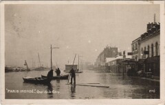 Inondations 1910 Paris Quai de la Gare