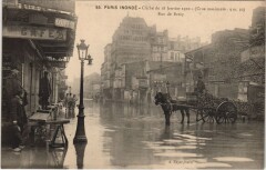 Inondations 1910 Paris Rue de Bercy