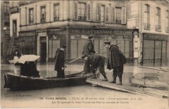 Inondations 1910 Paris Religieuses de Saint-Vincent-de-paul