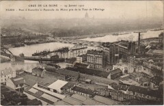 Inondations 1910 Paris Pont d'Austerlitz