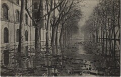 Inondations 1910 Paris Quai Debilly