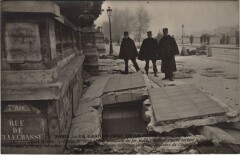 Inondations 1910 Paris gare d'Orsay