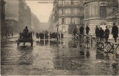 Inondations 1910 Paris Avenue Montagien