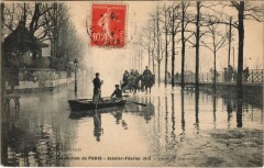 Inondations 1910 Paris Quai de Grenelle