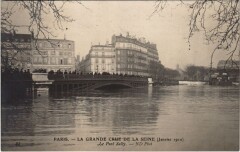 Inondations 1910 Paris Pont Sully