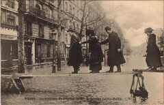 Inondations 1910 Paris Avenue Ledru-Rollin