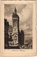 Ancien Vieux Paris Tour de l'horloge