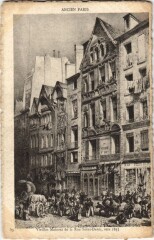 Ancien Vieux Paris Rue Saint-denis Vieilles Maisons