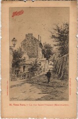 Ed. Maggi Vieux Paris Montmartre Rue Saint-Vincent
