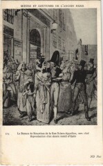 Ancien Vieux Paris Moeurs et Coutumes Bureau de Nourrices