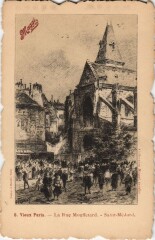 Ed. Maggi Vieux Paris Rue Mouffetard Saint-Medard