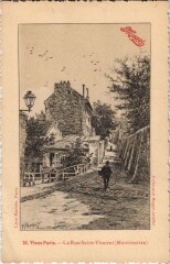 Ed. Maggi Vieux Paris Montmartre Rue Saint-Vincent