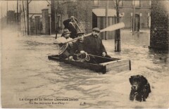 Inondations 1910 Paris Rue d'Ivry