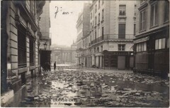 Inondations 1910 Paris Rue de Bourgogne