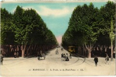 Marseille Le Prado, vu du Rond-Point à Marseille