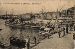 Marseille Le - Quai de la Fraternite - Un Torpilleur à Marseille