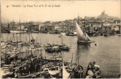 Marseille Le Vieux Port et N.-D. de la Garde à Marseille