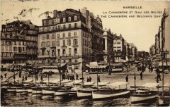Marseille La Cannebiere et Quai des Belges à Marseille