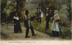 Types d'Auvergne La Bourree