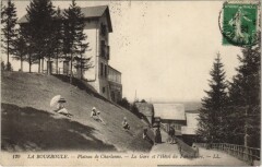 La Bourboule-Plateau de Charlanne-La Gare et l'Hotel du Funiculaire à La Bourboule