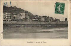 Honfleur La Jetee de l'Ouest à Honfleur