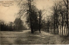 Caen - Crue de l'Orne à Caen