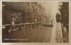 Inondations 1910 Paris Rue de Verneuil