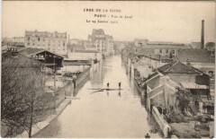 Inondations 1910 Paris Vue de Javel