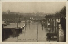 Inondations 1910 Paris Quai d'Orsay