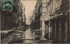 Inondations 1910 Paris Rue du Bac