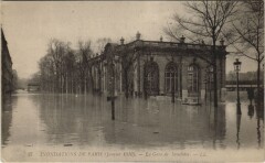 Inondations 1910 Paris Gare des Invalides
