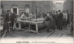 Inondations 1910 Paris le Genie