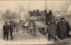 Inondations 1910 Paris pauvres gens