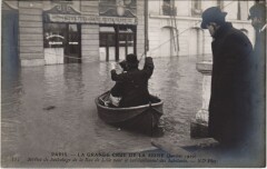 Inondations 1910 Paris Rue de Lille