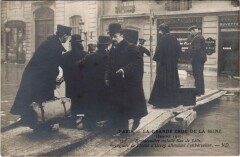 Inondations 1910 Paris Rue de Lille