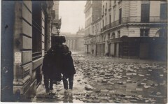 Inondations 1910 Paris Rue de Bourgogne