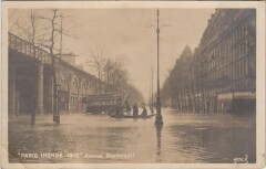 Inondations 1910 Paris Avenue Daumesnil