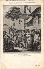 Ancien Vieux Paris Moeurs et Coutumes Le Charlatan allemand