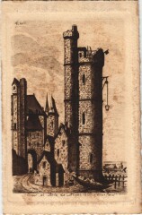 Ancien Vieux Paris Porte et Tour de Nesles