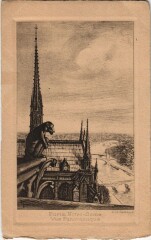 Ancien Vieux Paris Notre-Dame vue panoramique