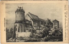 Le Télégraphe de la Butte Montmartre vers 1824 à Paris 18e