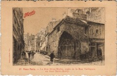 Ancien Paris Rue Brise-Miche Rue Taillepain