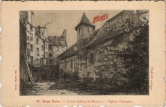 Ancien Paris Saint-Julien-le-Pauvre Eglise Grecque
